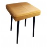 Taboret MAX MG15 miodowy  podstawa czarna