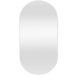 Lustro Elipsa 75x40 – białe owalne ścienne do łazienki