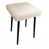 Taboret MAX MG50 kremowy podstawa czarna
