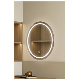 Lustro LED FI50 Y02 – okrągłe łazienkowe z podświetleniem