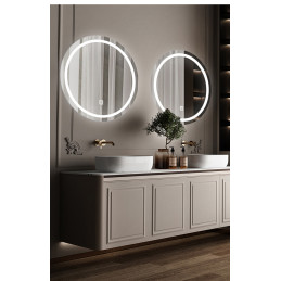 Lustro LED FI60 Y02 – okrągłe łazienkowe z podświetleniem