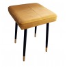 Taboret MAX MG15 miodowy podstawa czarna/złota