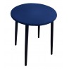 Taboret TRIX AL15 granatowy na czarnej podstawie – elegancja