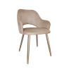 Krzesło Milano Vogue 3 – noga złota, styl i komfort