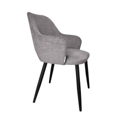 Krzesło Milano VOGUE 15 welur ciemny szary