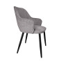 Krzesło Milano VOGUE 15 welur ciemny szary