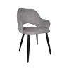 Krzesło Milano VOGUE 15 welur ciemny szary