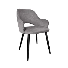 Krzesło Milano VOGUE 15 welur ciemny szary