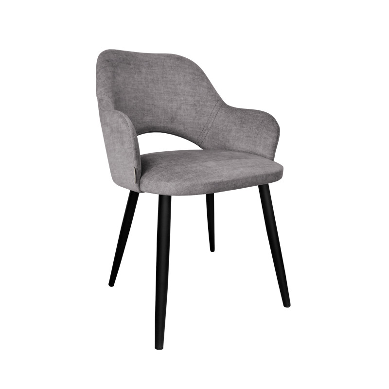 Krzesło Milano VOGUE 15 welur ciemny szary