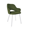 Krzesło Milano Vogue velvet chair white legs