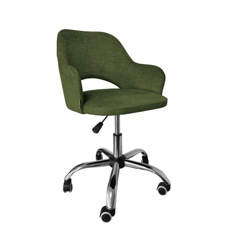 Fotel obrotowy Milano Vogue 11 mchowa zieleń