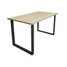 Stół LOFT 70x120 Dąb Sonoma czarne nogi