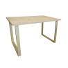 Stół LOFT 70x120 Dąb Craft złote nogi