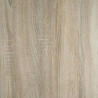 Stół LOFT X 70x120 czarny Dąb Sonoma