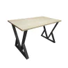 Stół LOFT V 70x120 Dąb Sonoma czarne nogi