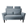 Sofa DENVER nogi venge BL06 szary błękit