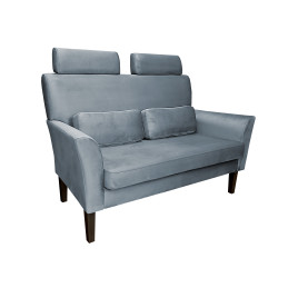 Sofa DENVER nogi venge BL06 szary błękit