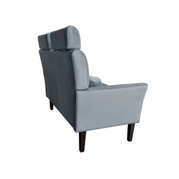 Sofa DENVER nogi venge BL06 szary błękit