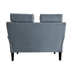 Sofa DENVER nogi venge BL06 szary błękit