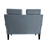 Sofa DENVER nogi venge BL06 szary błękit