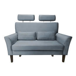 Sofa DENVER nogi venge BL06 szary błękit