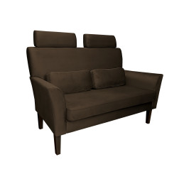 Sofa DENVER nogi venge MG05 - brązowy velvet