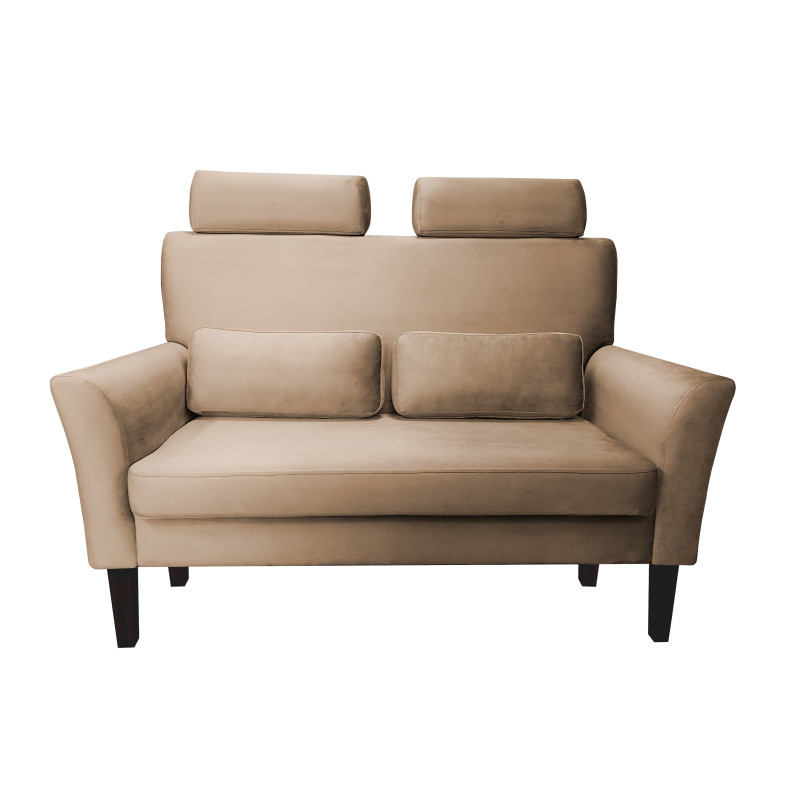 Sofa DENVER nogi venge - jasny brąz, velvet