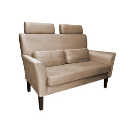 Sofa DENVER nogi venge - jasny brąz, velvet