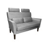 Sofa DENVER nogi venge MG17 - szara, velvet