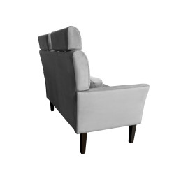 Sofa DENVER nogi venge MG17 - szara, velvet