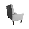 Sofa DENVER nogi venge MG17 - szara, velvet