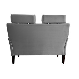 Sofa DENVER nogi venge MG17 - szara, velvet