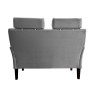 Sofa DENVER nogi venge MG17 - szara, velvet