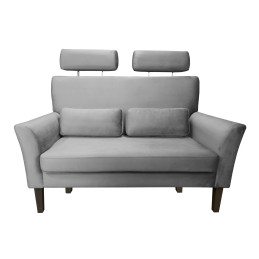 Sofa DENVER nogi venge MG17 - szara, velvet