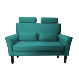 Sofa DENVER 2-osobowa velvet nogi venge MG20