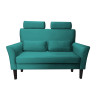 Sofa DENVER 2-osobowa velvet nogi venge MG20