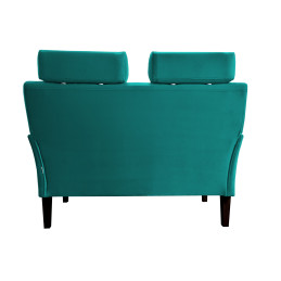 Sofa DENVER 2-osobowa velvet nogi venge MG20