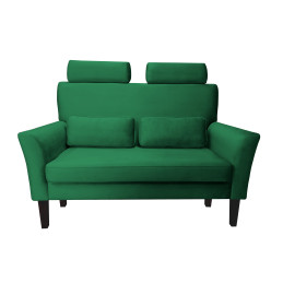 Sofa DENVER nogi venge MG25 – butelkowa zieleń, velvet