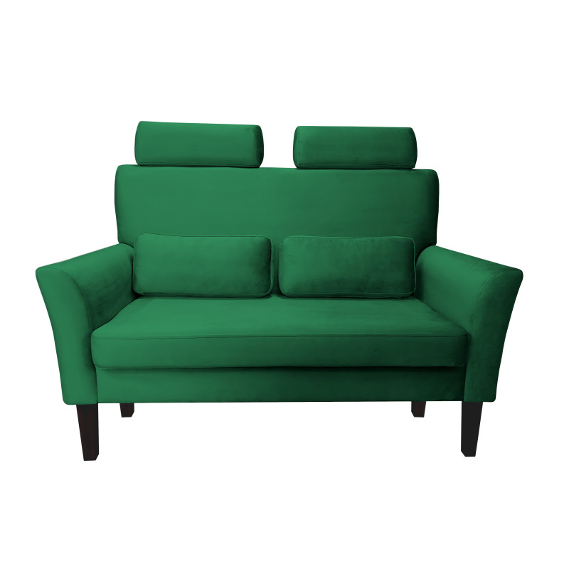Sofa DENVER nogi venge MG25 – butelkowa zieleń, velvet