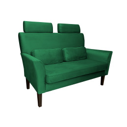 Sofa DENVER nogi venge MG25 – butelkowa zieleń, velvet