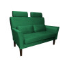 Sofa DENVER nogi venge MG25 – butelkowa zieleń, velvet