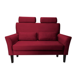 Sofa DENVER nogi venge MG31 - czerwony velvet
