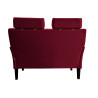 Sofa DENVER nogi venge MG31 - czerwony velvet