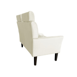 Sofa DENVER kremowy, nogi venge MG50