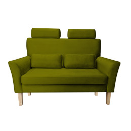 Sofa DENVER nogi buk BL75 zielona oliwka