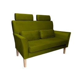 Sofa DENVER nogi buk BL75 zielona oliwka