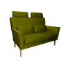 Sofa DENVER nogi buk BL75 zielona oliwka
