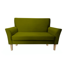 Sofa DENVER nogi buk BL75 zielona oliwka