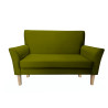 Sofa DENVER nogi buk BL75 zielona oliwka