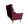 Sofa DENVER 2-osobowa nogi buk, velvet śliwka